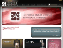 Tablet Screenshot of lightprestige.cz